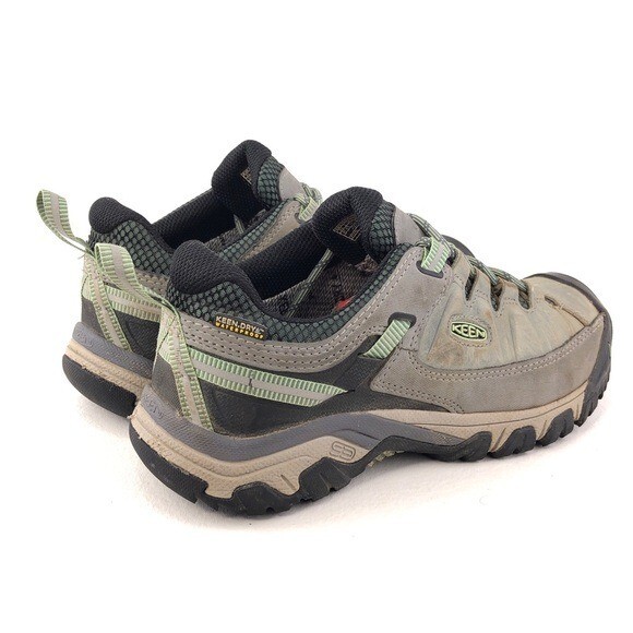 Scarpe da trekking basse impermeabili Keen Targhee III da donna taglia 7 verde anatra candeggina