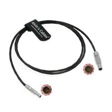 Timecode Cable 5 Pin to 4 Pin Male for Sound Devices 833 to RED DSMC2 Camera 1M