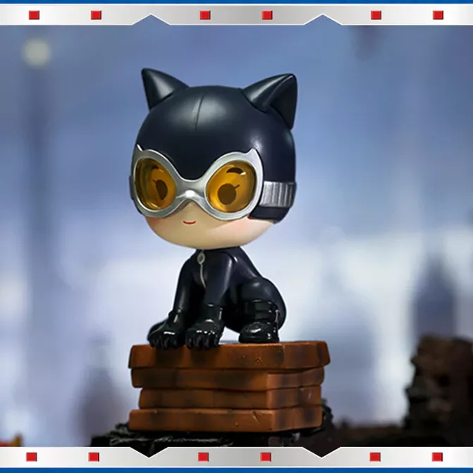 Pop Mart x DC Justice League Series Catwoman mini figure chibi cute toy cat  | eBay