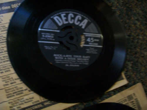 Al Jolson; Boxed Set of 4 Vinyl 45 Records from The Jolson Story + 1 Extra;Decca - Imagen 11 de 12