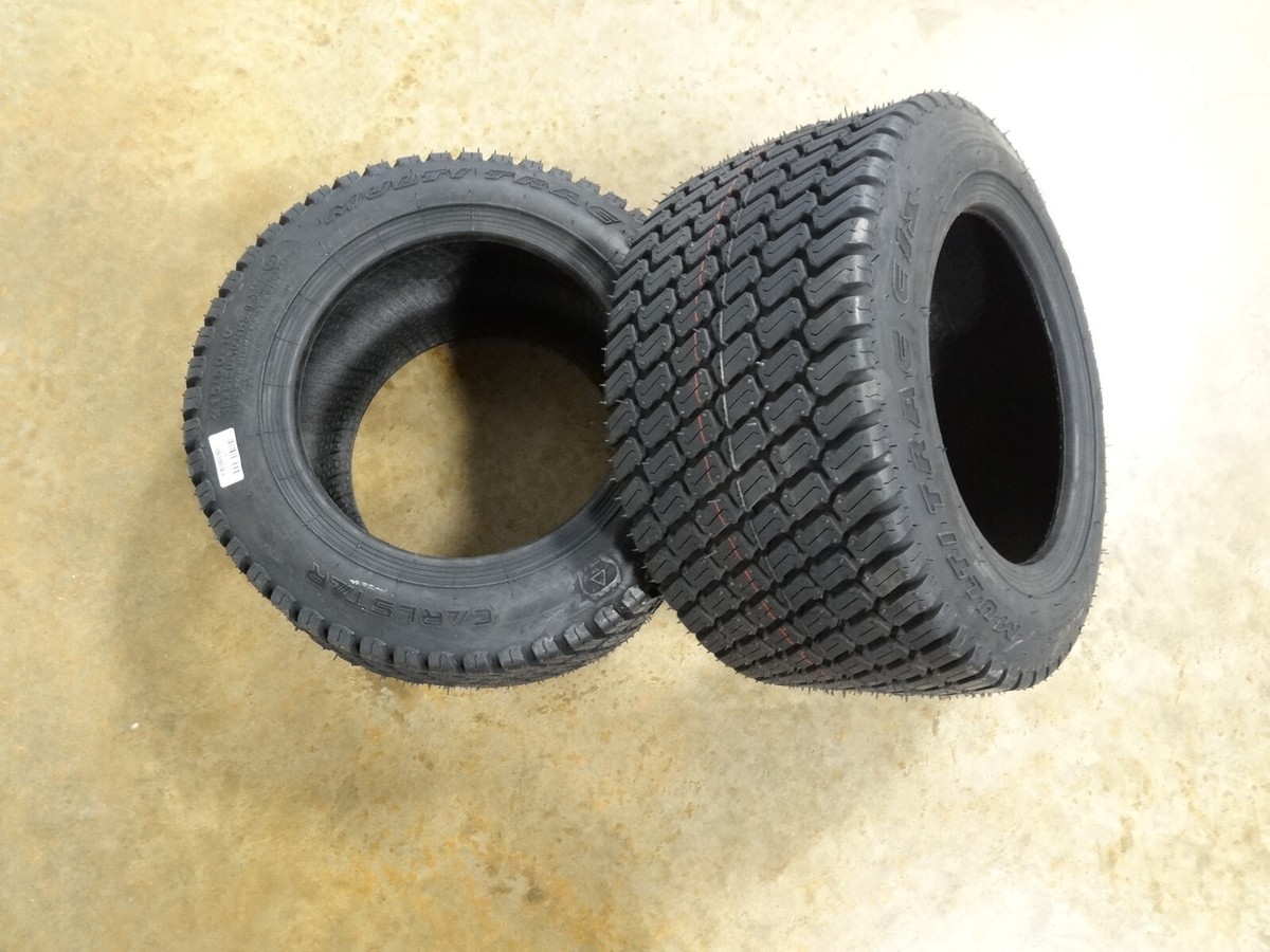 TWO 18x8.50-10 Carlstar (Carlisle) Titan Multi Trac C/S Tires 215