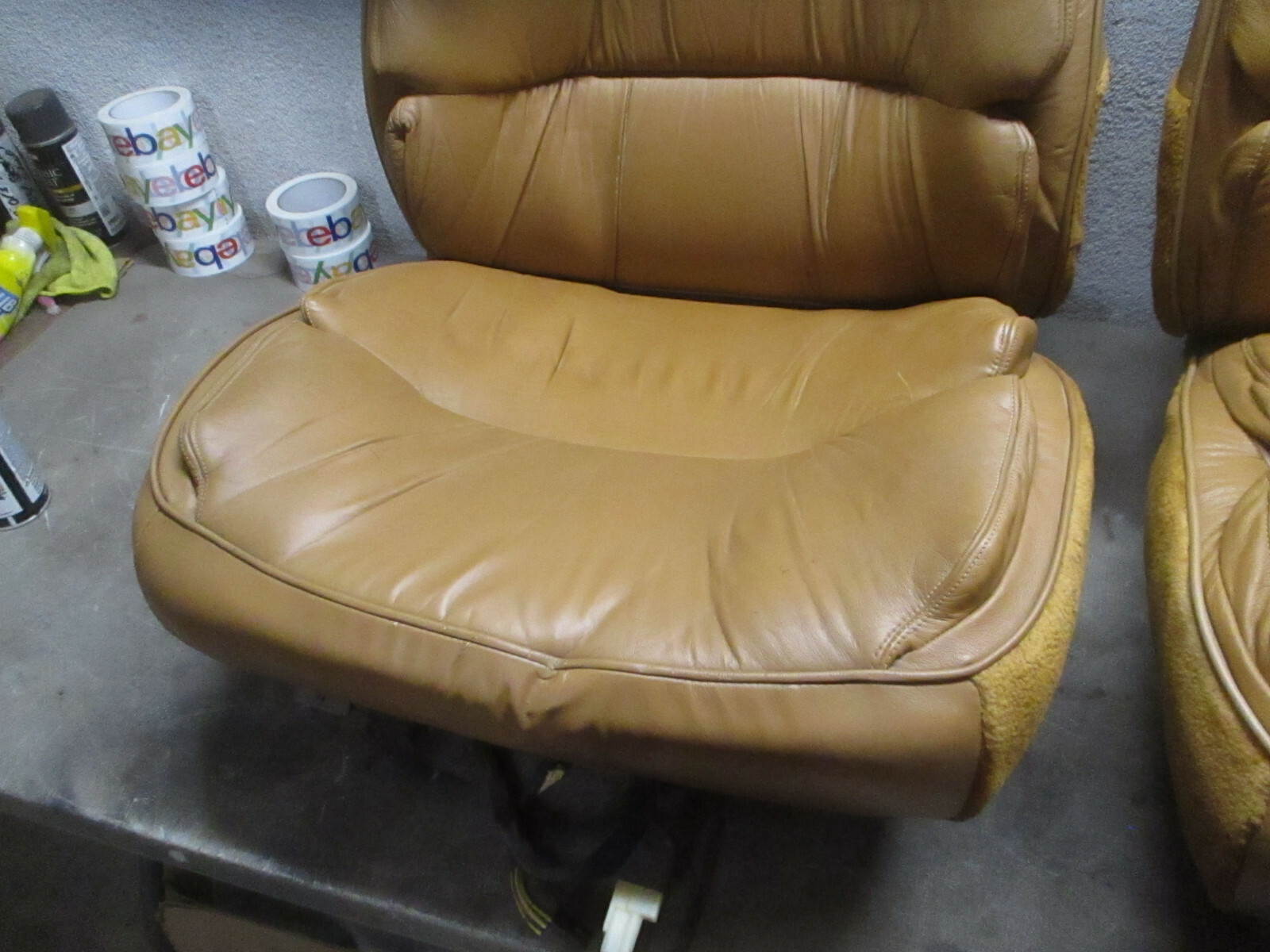 FRONT POWER SEAT PAIR chrysler maserati 89 90 91  #