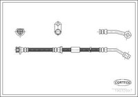Corteco 19032897 Bremsschlauch Vorne Links 395 Mm FüR Honda