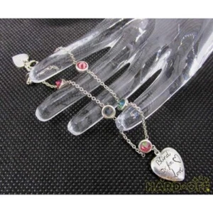 Bracelet GUCCI en argent motif coeur Japon