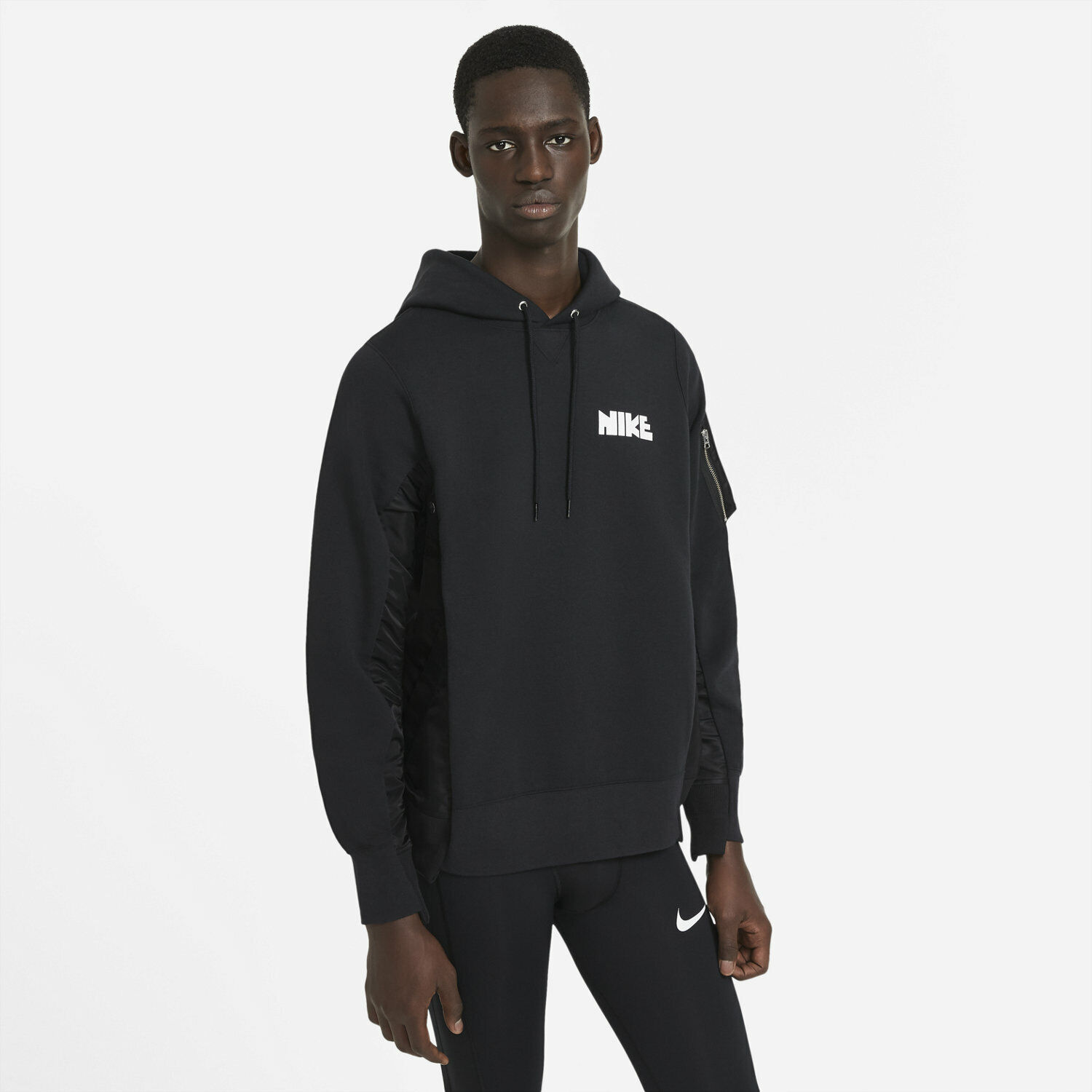 Nike x Sacai NRG Hoodie - SMALL - CW2419-010 Lab Hoody Zipper Pullover ...