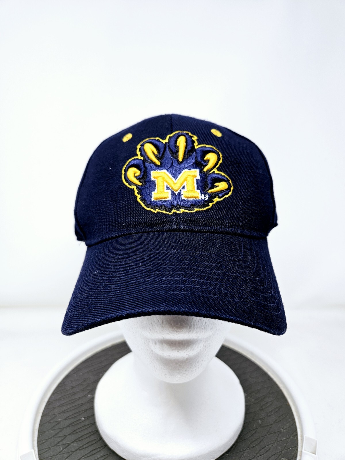 Michigan Wolverines Embroidered Fitted Baseball Cap NCAA Zephyr Size 7 3/8