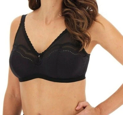 Playtex Secret Comfort Bra Black Size 40B Underwired Full Coverage Cup P09AV New - Image 1 of 4
