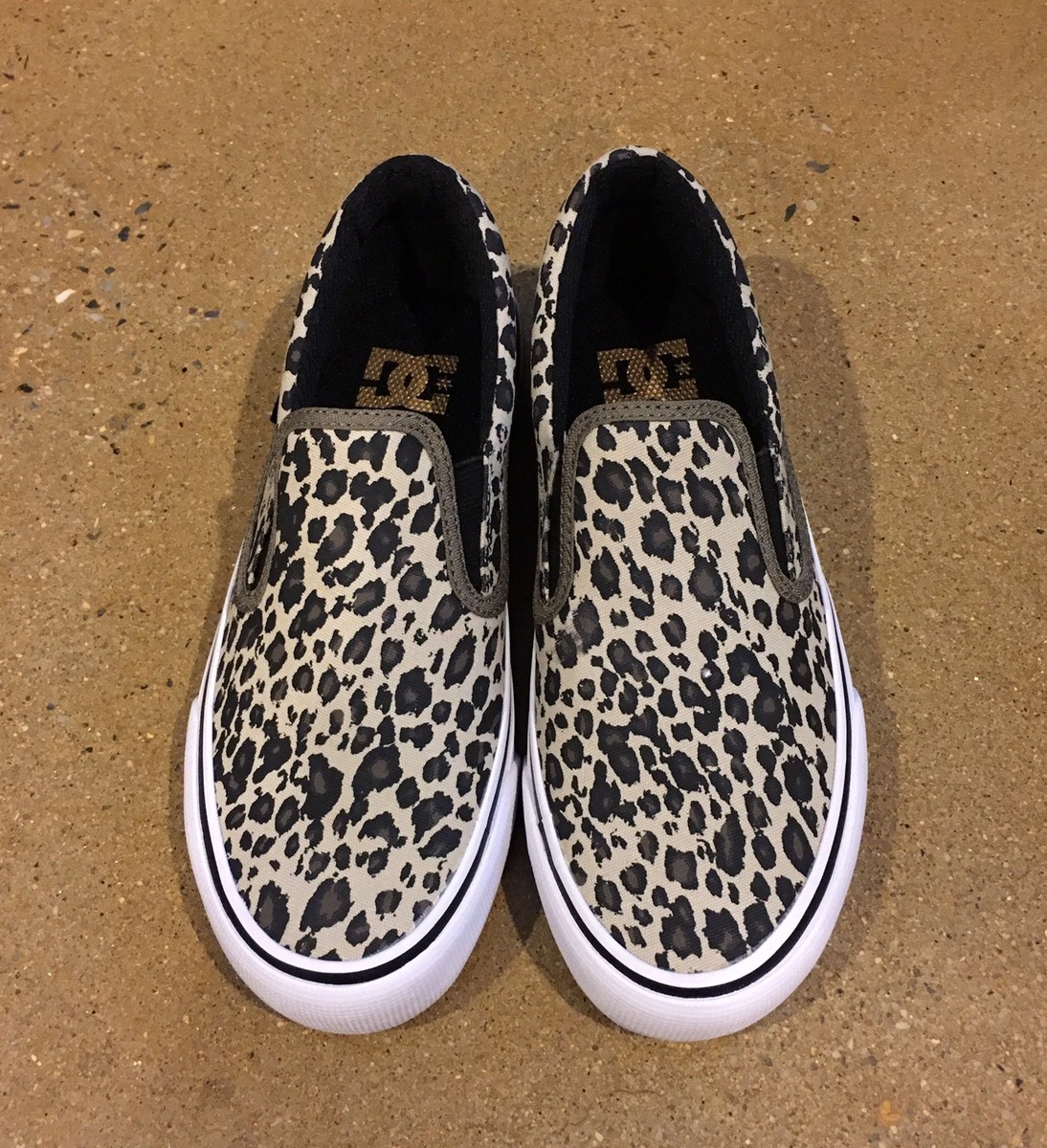 Vans Asher Leopard Slip On DC Shoes Trase Slip-On SP Leopard Print