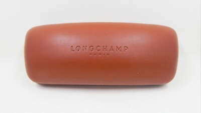 Longchamp Paris Brown Hard Shell Clamshell Sunglasses 