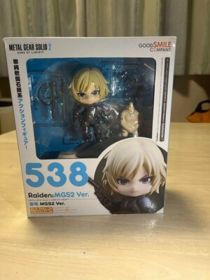 Used Nendoroid 538 Metal Gear Solid2 Sons of Liberty Raiden MGS2 Figure From JP