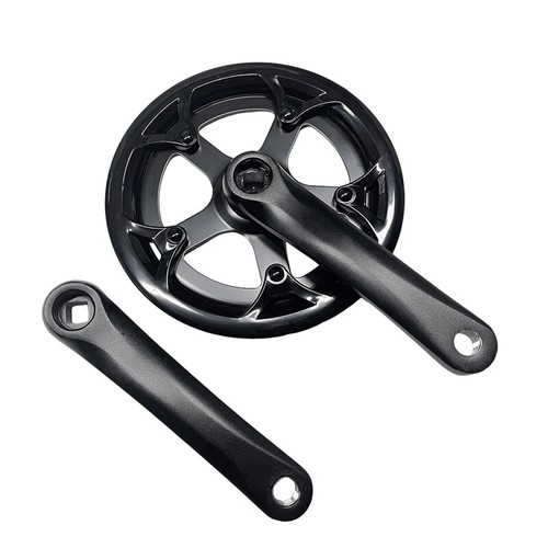 Sxdluzi – Pédalier Single Speed 42T, Manivelle 152 Mm, Creux, En Alliage Aluminium – Pour Vélo Pliant, Ville, électrique – Réparation Ou Amélioration