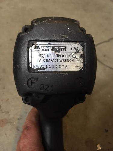 Llave de impacto de aire Napa 6-767 1/2"" Drive Super Duty herramienta mecánica magnesio - Imagen 4 de 11