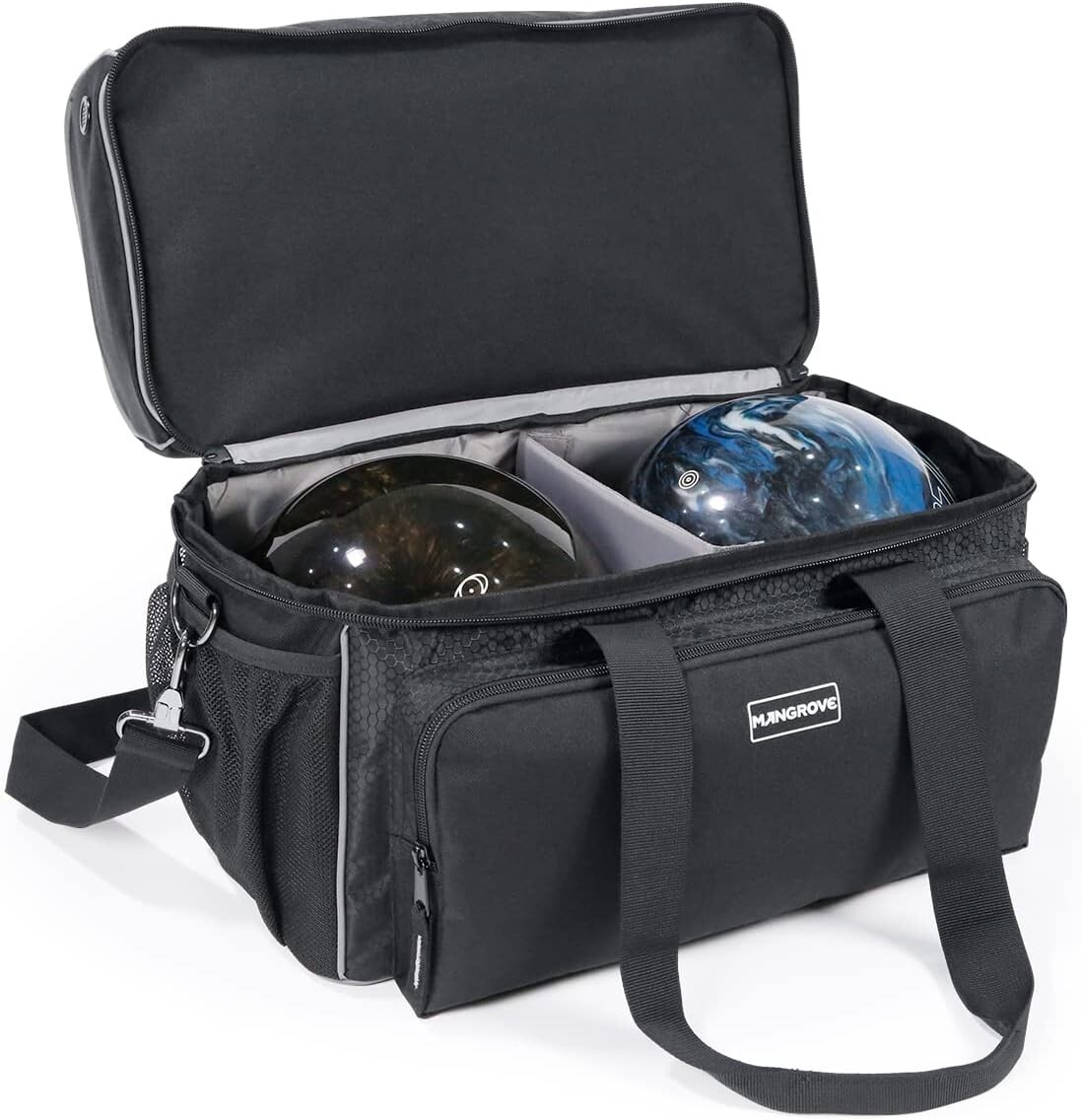Mangrove Bowling Ball Bag 2 Ball Polyester 2022 Black Double Ball