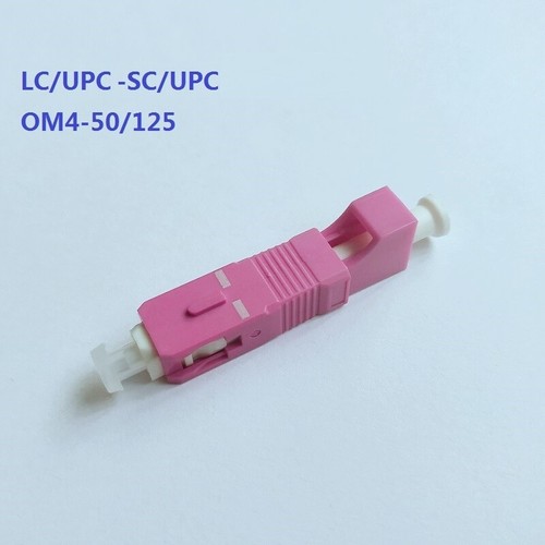 2Pcs SC UPC Male to LC UPC Female OM3 OM4 Adapter Fiber Optical Flange Converter - Picture 5 of 5
