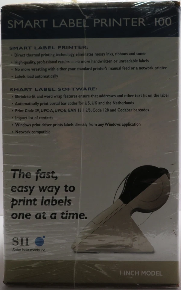 NEW Seiko Smart Label Printer - Model SLP 100 - 1 Inch Model - SEALED - Image 2 of 4