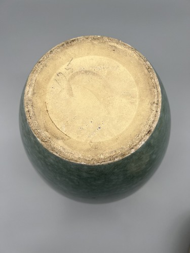 Robinson Ransbottom Pottery Oil Jar Victoria Green Glaze 1930s Arts Crafts Ohio - Picture 8 of 8