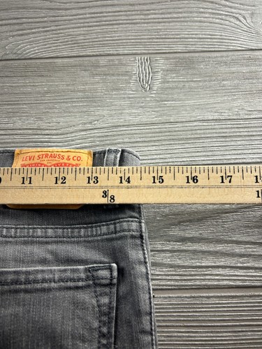 LEVIS 510 Jeans Kids SIZE 16 REG 28X28 Gray Skinny Leg Cotton Blend - Picture 7 of 9