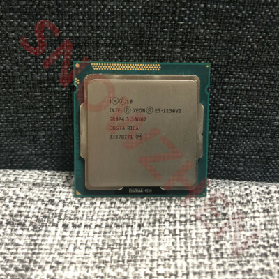 Intel Xeon E3-1230 V2 CPU Quad-Core 3.3 GHz 8M 5 GT/s SR0P4 LGA 1155 Processor