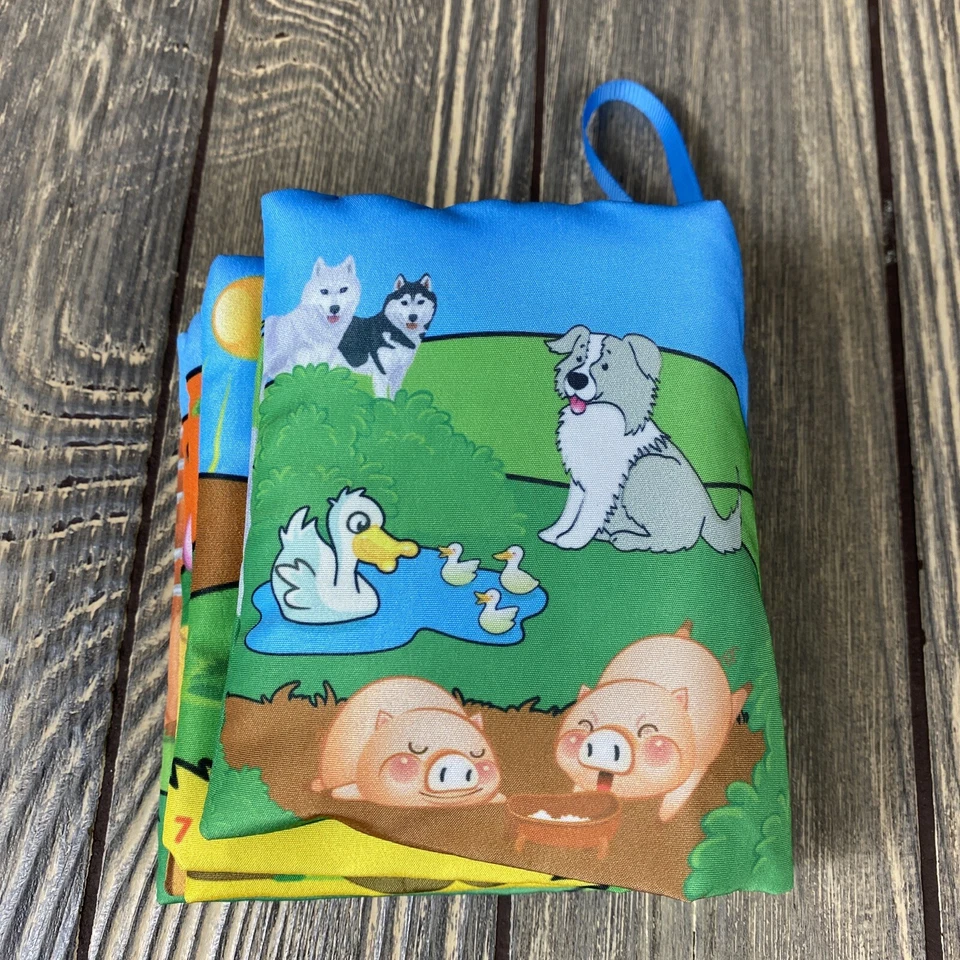 My Farm Animals 软填充毛绒书 儿童 幼儿 婴儿玩具 — 第 4/4 张图片