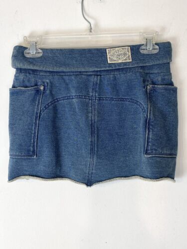 Ralph Lauren Big Girls Size M (8-10) Denim Blue French Terry Skort NEW - Picture 2 of 4