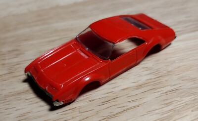 Vintage Aurora Slot Car Oldsmobile Tornado Red Body