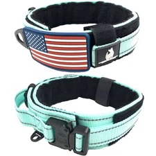 Dog Collar with Control Handle Quick Release Metal Buckle Heavy Duty Military...