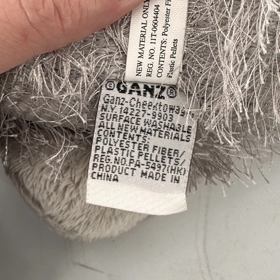 Ganz Webkinz Elephant Plush HM007 Stuffed Animal 7" Gray & Silver No Code Fuzzy - Image 2 of 4