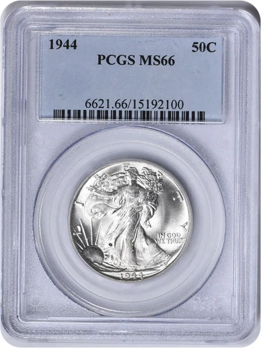 1944 Walking Liberty Silver Half Dollar MS66 PCGS