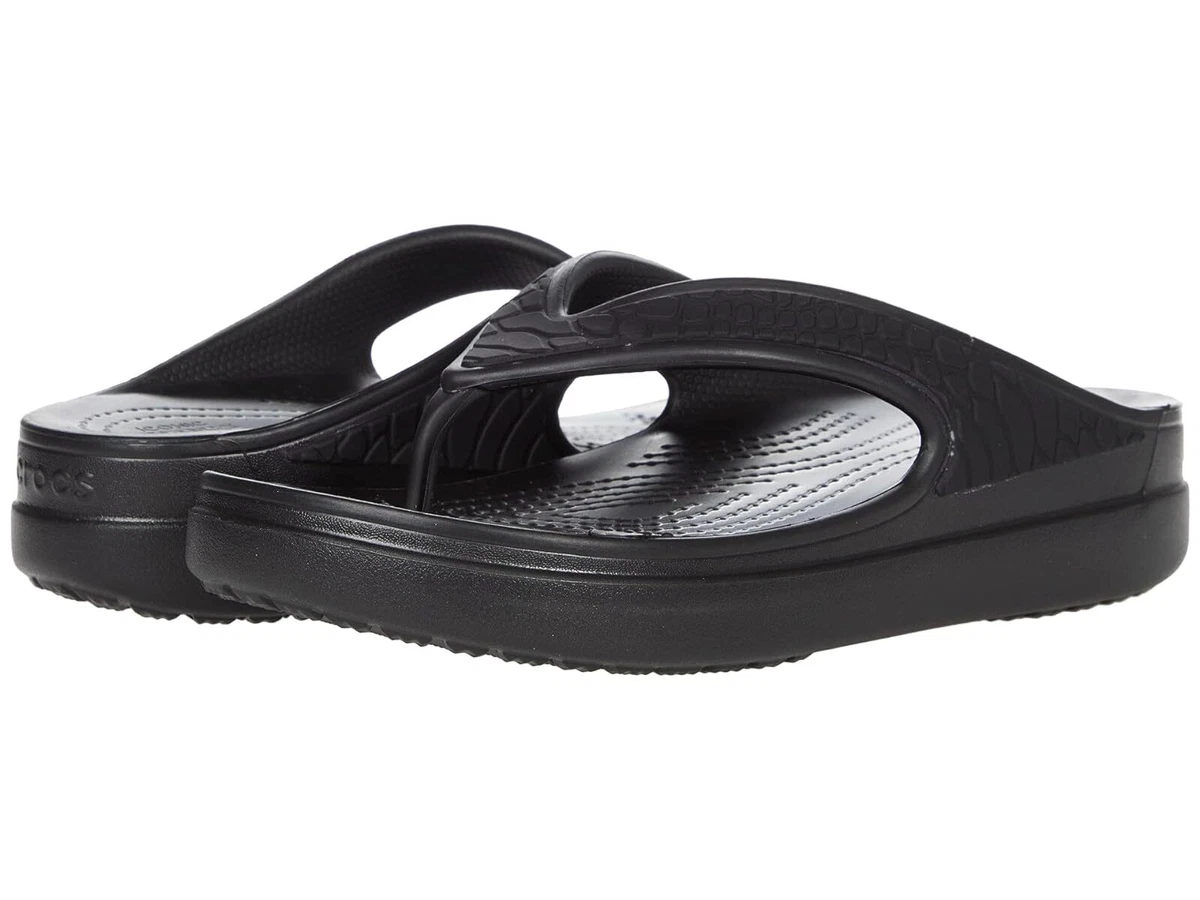 Woman s Sandals Crocs Sloane Snake Wedge Flip eBay