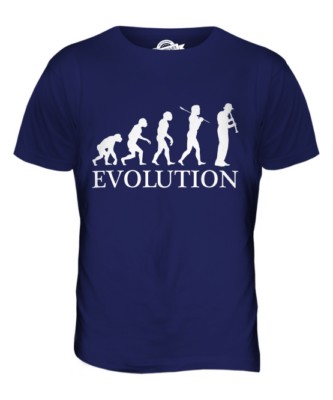 KLARINETTENSPIELER EVOLUTION OF MAN HERREN T-SHIRT TEE TOP GESCHENK MUSIKER