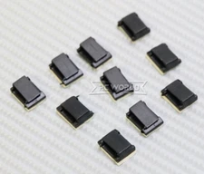 RC Hobby WIRE HOLDERS Clips W/ Sticky Back (10PCS)  -BLACK-