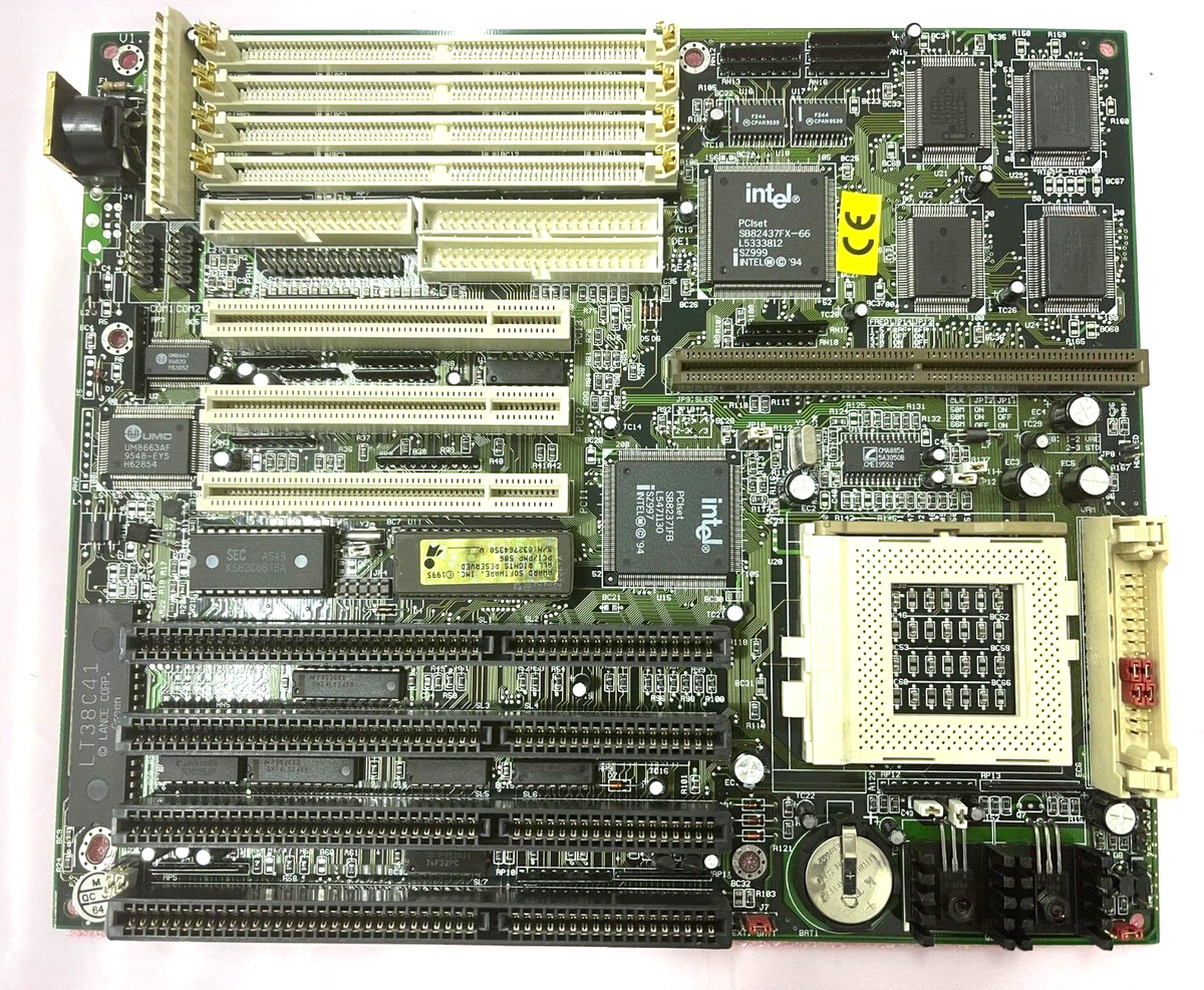 VINTAGE PC CHIPS M507 INTEL 430FX AT PENTIUM SOCKET 7 MOTHERBOARD