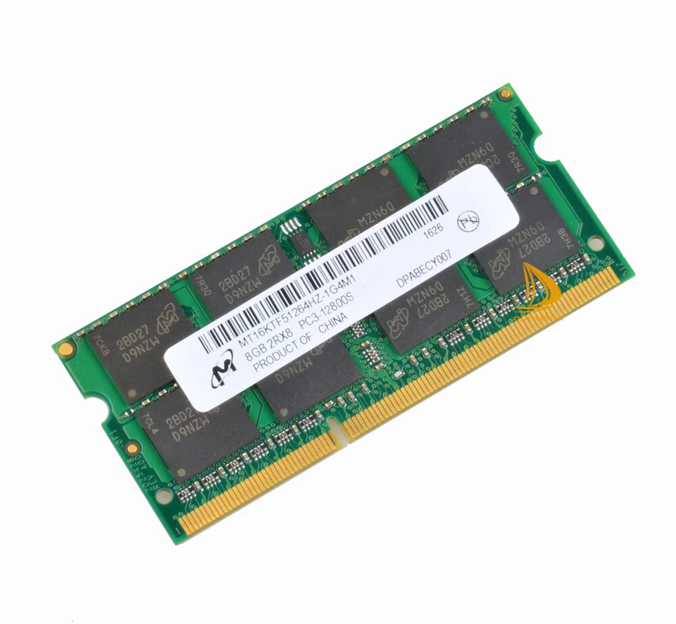 Micron 8GB PC3-12800 DDR3 1600MHz 204PIN Unbuffered SODIMM Laptop Memory RAM 8 G - Image 3 of 4