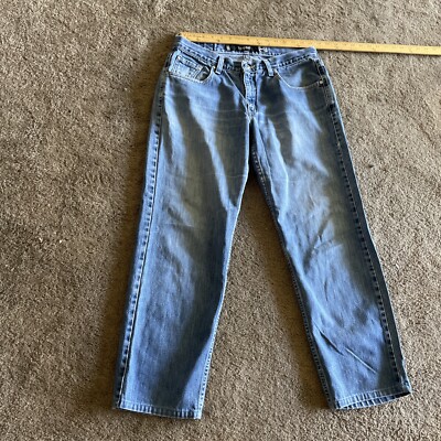 VINTAGE LEVI'S SILVERTAB JEANS 31x27LOOSE FIT BAGGY 90'S BLACK USA