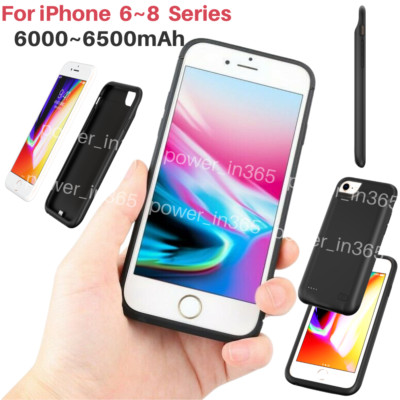 Portable Power Bank Shockproof Charger Battery Case Cover For iPhone 6 7 8 Plus