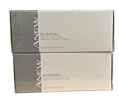 Avon Anew Clinical 2 Step Facial Peel 30 Applications LOT OF 2