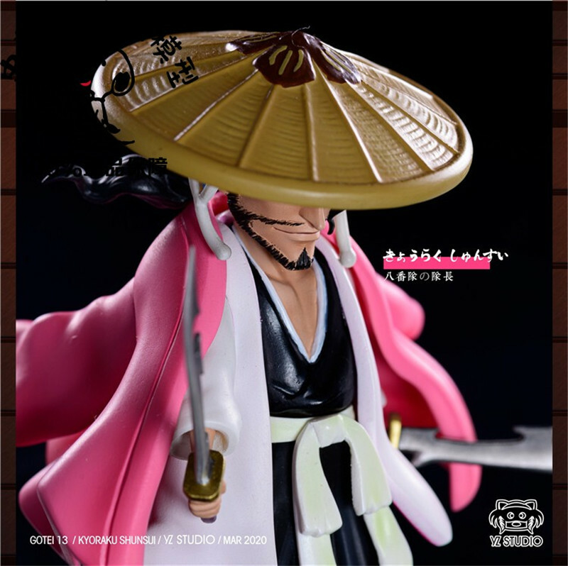 BLEACH Kyoraku Shunsui YZ Studio Statue Resin Model Figurine Original