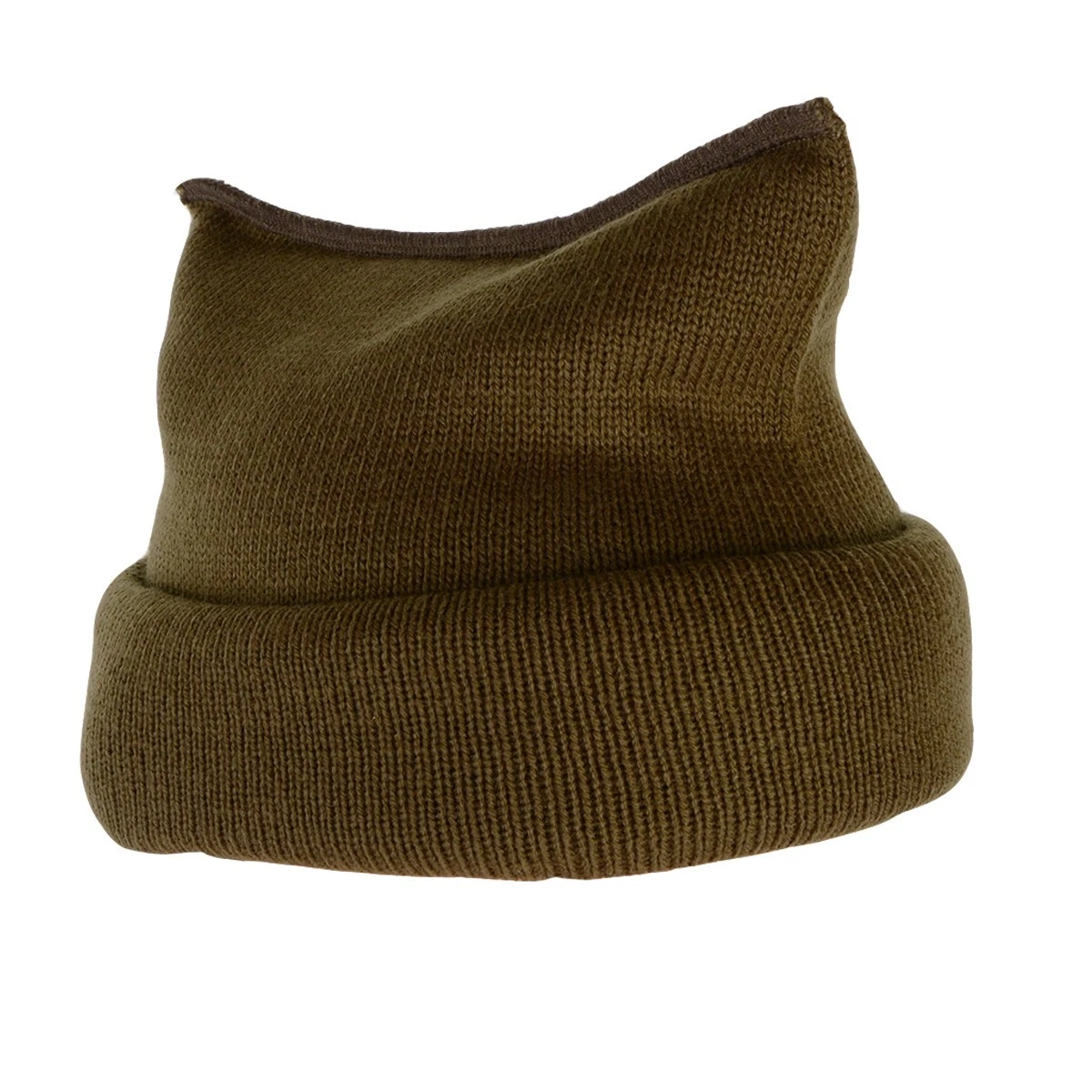 Reproduction WW2 British Commando Cap Comforter - Olive Drab Multiway Hat Scarf