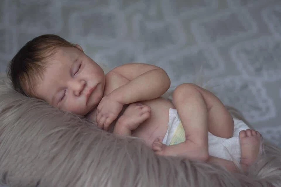 49cm Reborn Baby Doll Realistic Newborn Baby Doll Full Body