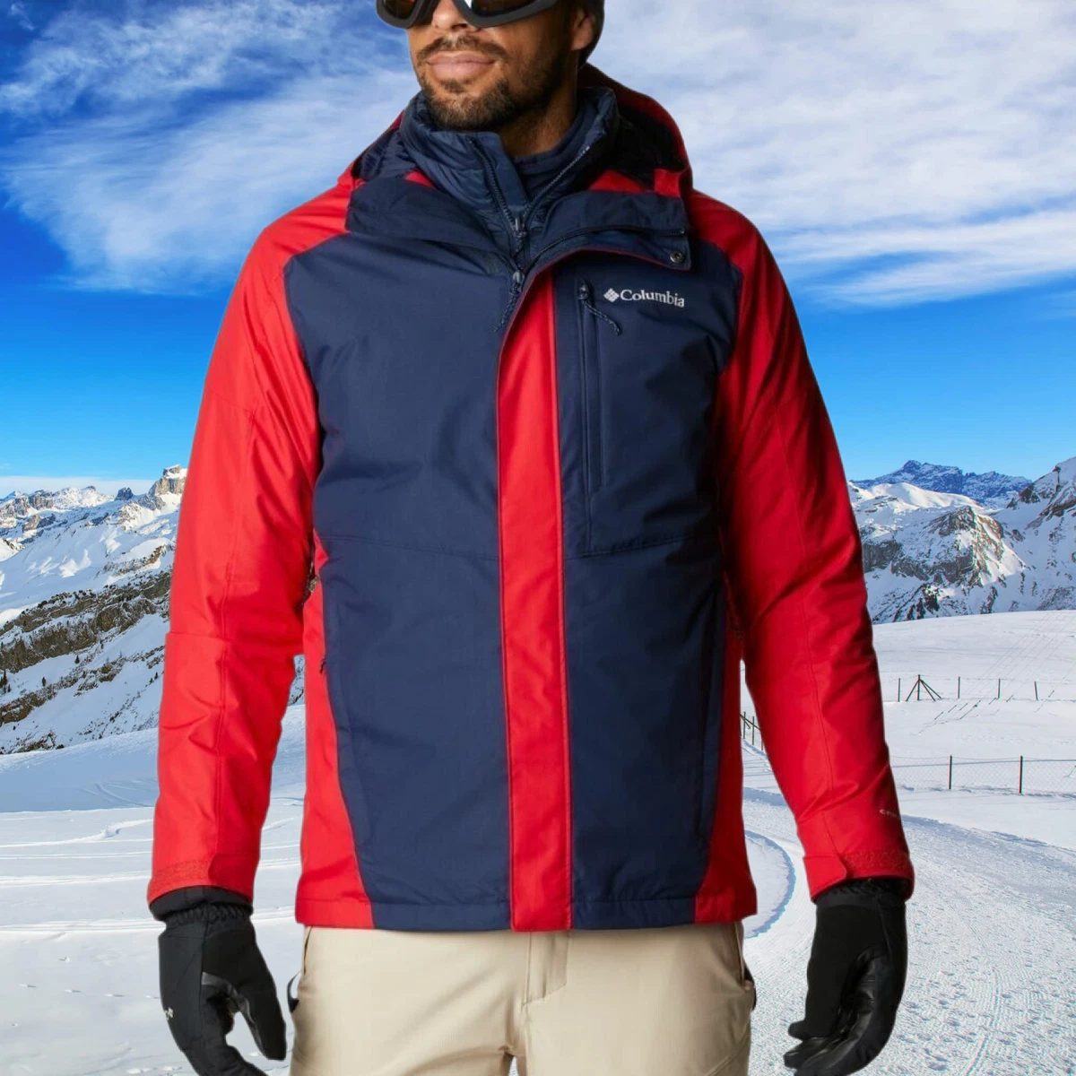 New COLUMBIA Mens XL Waterproof Interchange Parka Hooded Insulated Winter  Jacket | eBay