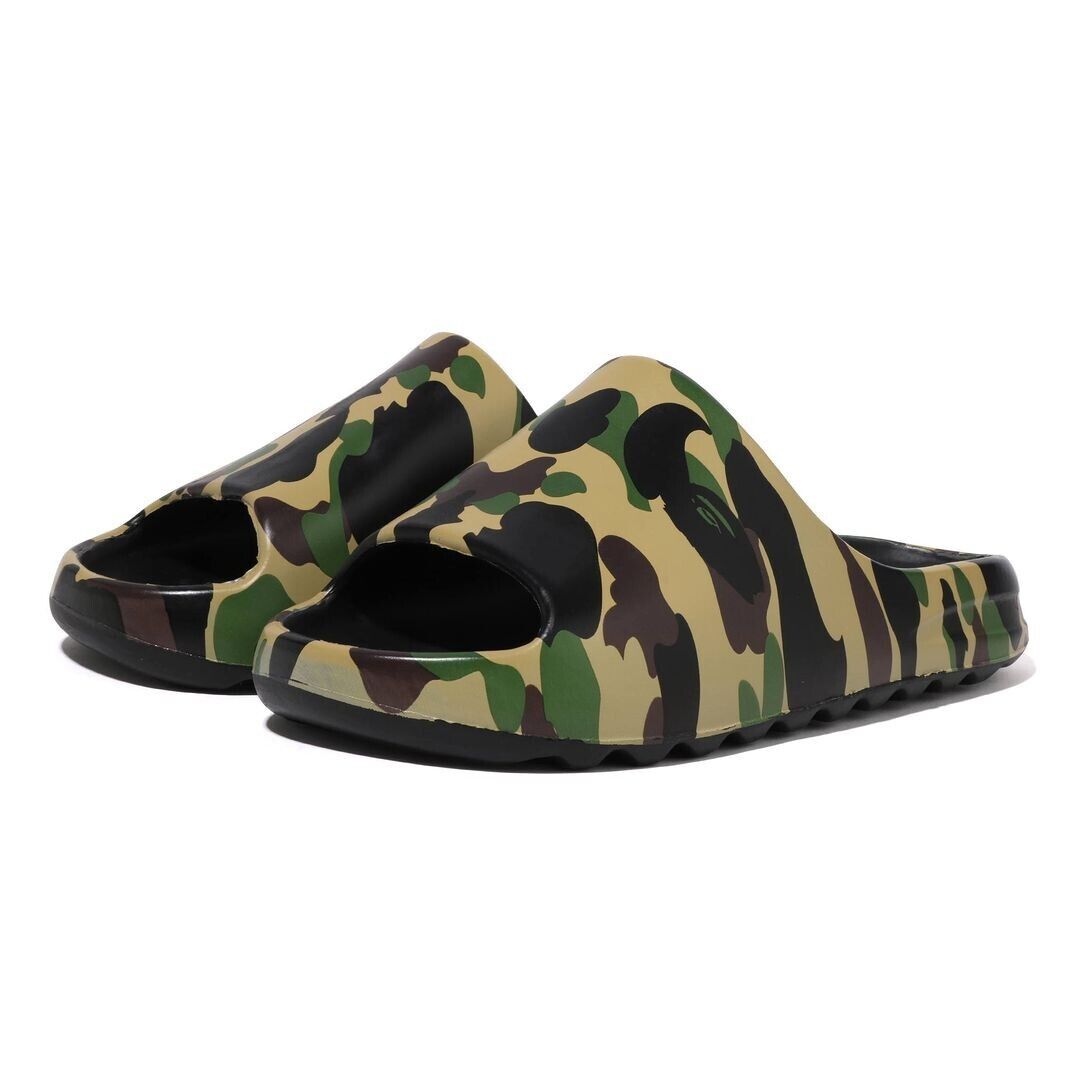39381 BAPE 1ST CAMO SLIDE SANDALS yellow US11 | eBay 39381 BAPE 1ST CAMO SLIDE SANDALS yellow US11 | eBay