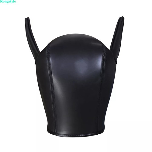 Neoprene Puppy Hood Role Play Dog Mask Puppy Cosplay Full Head for Couples Sexto - Picture 17 of 62