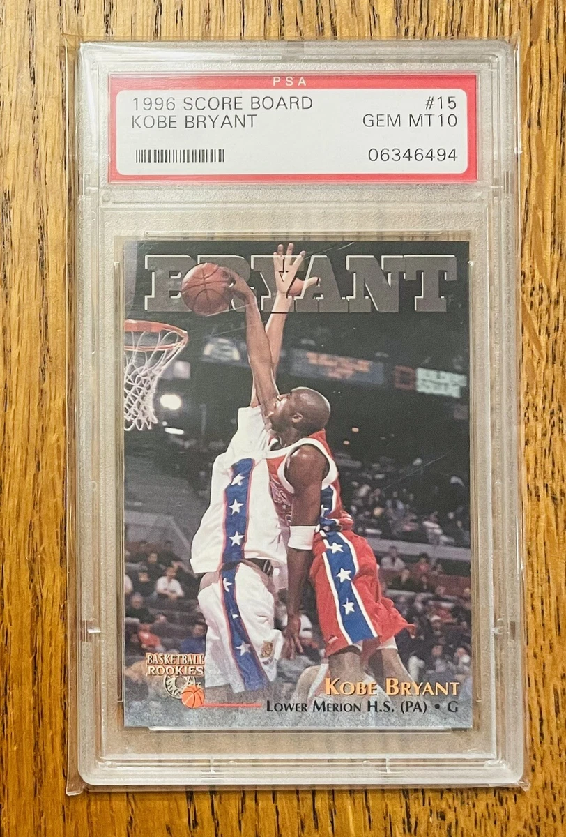 1996 Score Board Kobe Bryant Basketball Rookies RC #15 PSA 10 Gem 