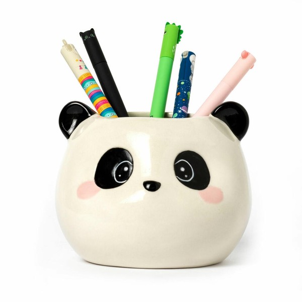 Legami Ceramic Pen Holder Desk Friends Panda Stiftehalter Stiftebecher Keramik-image
