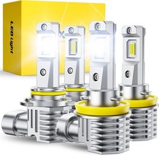 AUXITO H11 9005 LED Bulbs, 900 Brighter HB3 H8 H9 Light Bulbs, Plug N Play, Lon