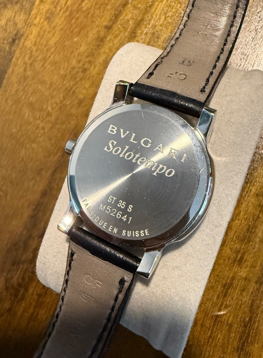 BVLGARI Solotempo ST35S 腕時計 BVLGARI ブルガリ 時計 ソロテンポ ST35S シルバー文字盤