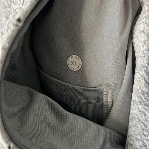 Lululemon At Ease Hoodie Heathered Melody hellgrau schwarz Gr. XL - Bild 4 von 8