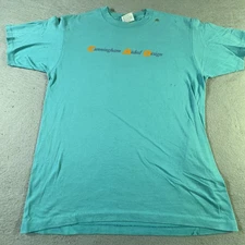 Vintage Nishiki Shirt Mens Large Cunningham Aided Design Cycling MTB USA 90s SS