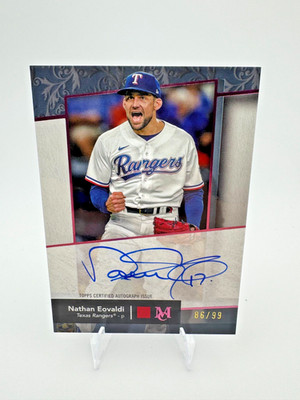 Nathan Eovaldi 2024 Topps Museum Collection Archival Autograph 86/99-b8