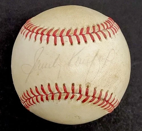Sandy Koufax Signed Auto California League Baseball JSA LOA